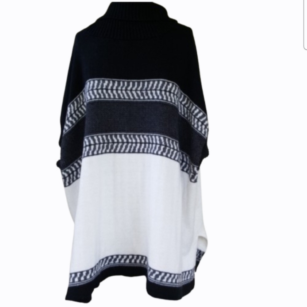 Poncho Soft Warm Cowl Neck Sweater (Oversize XL-XXL)